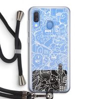 Vexx City #2: Samsung Galaxy A40 Transparant Hoesje met koord