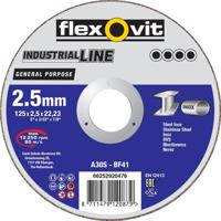 Flexovit dss industrial 115x2.5x22.23 a30s t41 st/rvs | 25 stuk stuks