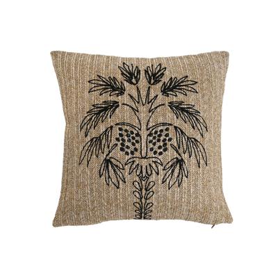 Kussen Home ESPRIT Natuurlijk Palmboom 42 x 15 x 42 cm