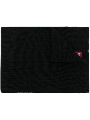 Parajumpers écharpe en maille à patch logo - Noir