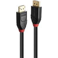 LINDY 41168 DisplayPort-kabel DisplayPort Aansluitkabel DisplayPort-stekker, DisplayPort-stekker 7.50 m Zwart Vergulde steekcontacten