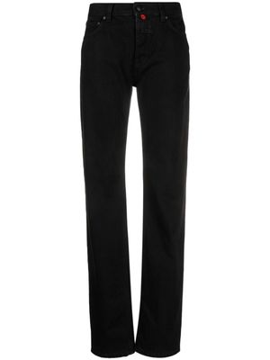 032c jean droit à taille mi-haute - Noir
