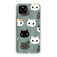Katten: Google Pixel 5a 5G Transparant Hoesje