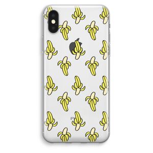 Bananas: iPhone XS Max Transparant Hoesje