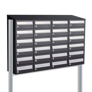 Allux Hive Set 4-Breed, 6-Hoog Met Dak Op Statief Zwart - 40030070_4x6ds