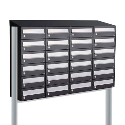 Allux Hive Set 4-Breed, 6-Hoog Met Dak Op Statief Zwart - 40030070_4x6ds