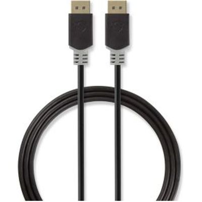 DisplayPort 1.2-kabel | DisplayPort male - DisplayPort male | 2,0 m | Antraciet [CCBW37000AT20]