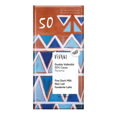 Donkere melk chocolade 50% Panama - 80 gram