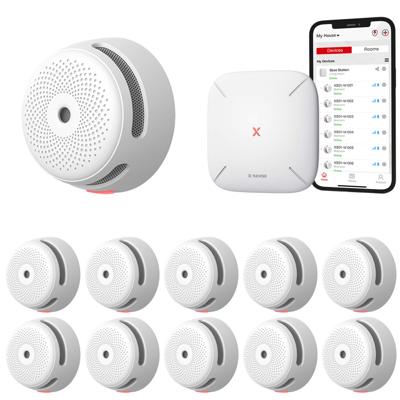 X-Sense Link+ Pro bundel - 10 Rookmelders en Base Station