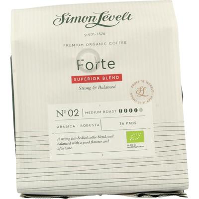 Simon Levelt Cafe pads forte superior blend bio