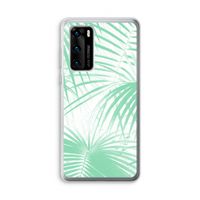 Palmbladeren: Huawei P40 Transparant Hoesje