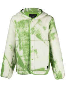 Y-3 veste Fuzzy Fleece à capuche - Vert