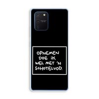 Schotelvod: Samsung Galaxy Note 10 Lite Transparant Hoesje