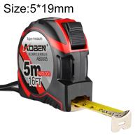 Aoben intrekbare liniaal meten Tape draagbare Pull liniaal Mini meetlint lengte: 5m breedte: 19mm