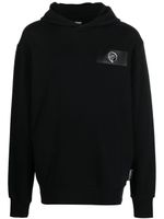 Plein Sport hoodie à patch logo - Noir