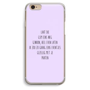 GSM: iPhone 6 / 6S Transparant Hoesje