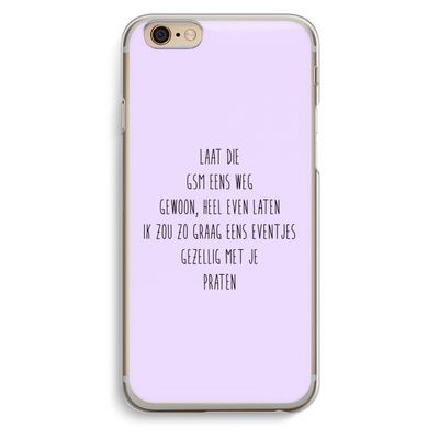 GSM: iPhone 6 / 6S Transparant Hoesje