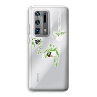 Hang In There: Huawei P40 Pro Plus Transparant Hoesje
