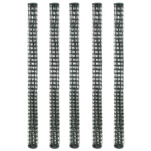 VidaXL Tuinhekken gaas 5 st 1x1,2 m hdpe groen