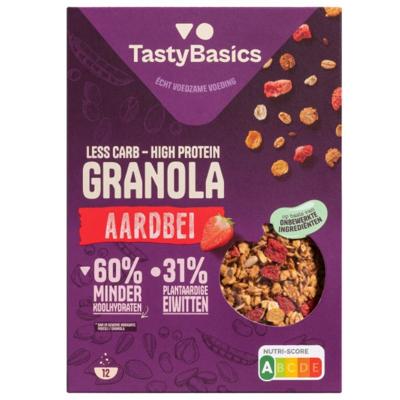 TastyBasics Granola Aardbei (350 gr)