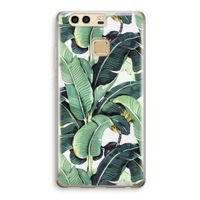 Bananenbladeren: Huawei P9 Transparant Hoesje