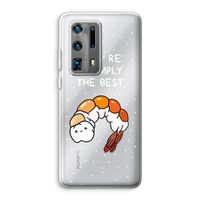You're Shrimply The Best: Huawei P40 Pro Plus Transparant Hoesje