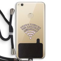 Home Is Where The Wifi Is: Huawei Ascend P8 Lite (2017) Transparant Hoesje met koord