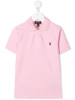 POLO RALPH LAUREN KIDS polo à logo brodé - Rose