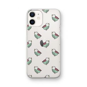 Vogeltjes: iPhone 12 mini Transparant Hoesje