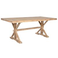 Eettafel Home ESPRIT Natuurlijk Hout 200 x 100 x 80 cm