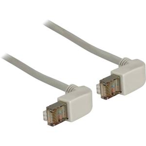 Delock 83510 RJ45 Netwerkkabel, patchkabel CAT 5e S/FTP 0.50 m Grijs 1 stuk(s)