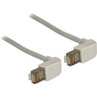 Delock 83510 RJ45 Netwerkkabel, patchkabel CAT 5e S/FTP 0.50 m Grijs 1 stuk(s) - thumbnail