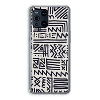 Marrakech print: Oppo Find X3 Transparant Hoesje