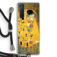 Der Kuss: Sony Xperia 5 II Transparant Hoesje met koord