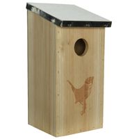 Vogelhuisjes/nestkastjes van vurenhout 12 x 13,5 x 26 cm Vogelhuisjes/nestkastjes van vurenhout 12 x 13,5 x 26 cm