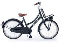 Aldo 20 inch cargo cruiser ds fiets mat zwart