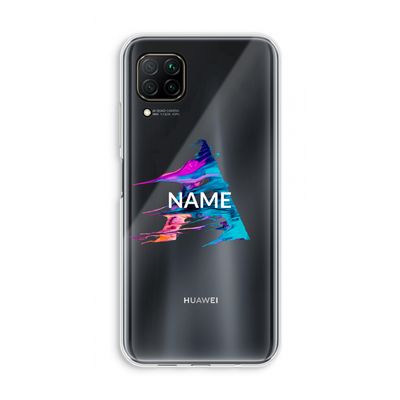 Abstract Spectrum: Huawei P40 Lite Transparant Hoesje