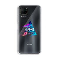 Abstract Spectrum: Huawei P40 Lite Transparant Hoesje