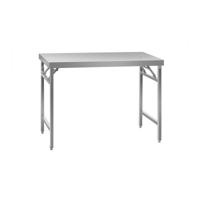 RVS werktafel - PREMIUM - 120 x 60 cm - 120 kg - opklapbaar - Royal Catering