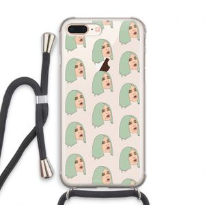 King Kylie: iPhone 8 Plus Transparant Hoesje met koord
