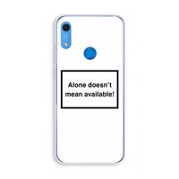 Alone: Huawei Y6s Transparant Hoesje