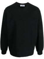 Stone Island sweat en coton à logo brodé - Noir