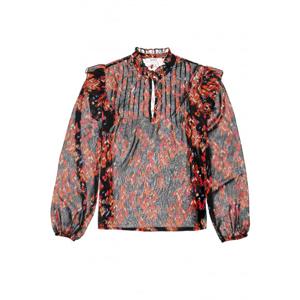Garcia - Zwart | Dames | Blouse | Zwart | XXL | regular | Kamst mode