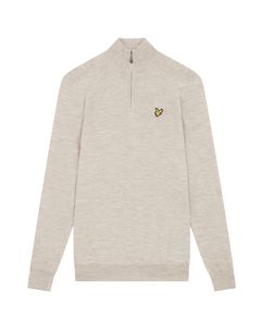 Lyle and Scott Merino 1/4 Zip Pullover casual sweater heren