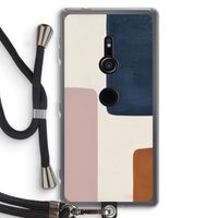 Geo #5: Sony Xperia XZ2 Transparant Hoesje met koord