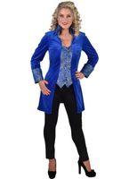 Markiezin jas "blauw" Markiezin jas "blauw"