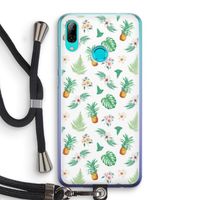 Ananas bladeren: Huawei P Smart (2019) Transparant Hoesje met koord Ananas bladeren: Huawei P Smart (2019) Transparant Hoesje met koord