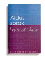 Aldus sprak Heraclitus (Paperback)
