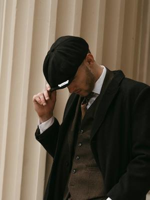 Shelby Vilt Pet Zwart | Peaky Blinders