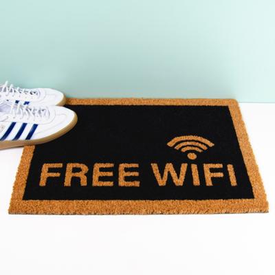 Free wifi deurmat